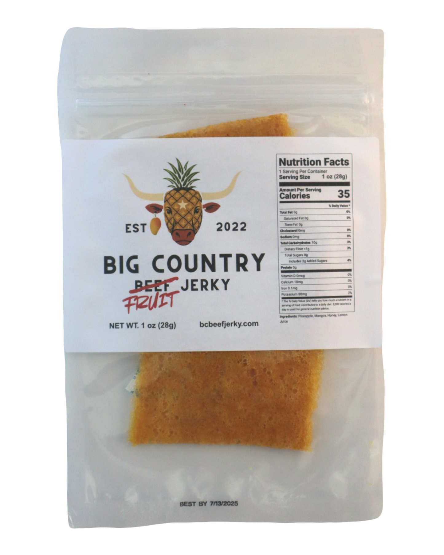 Pineapple Mango Fruit Jerky