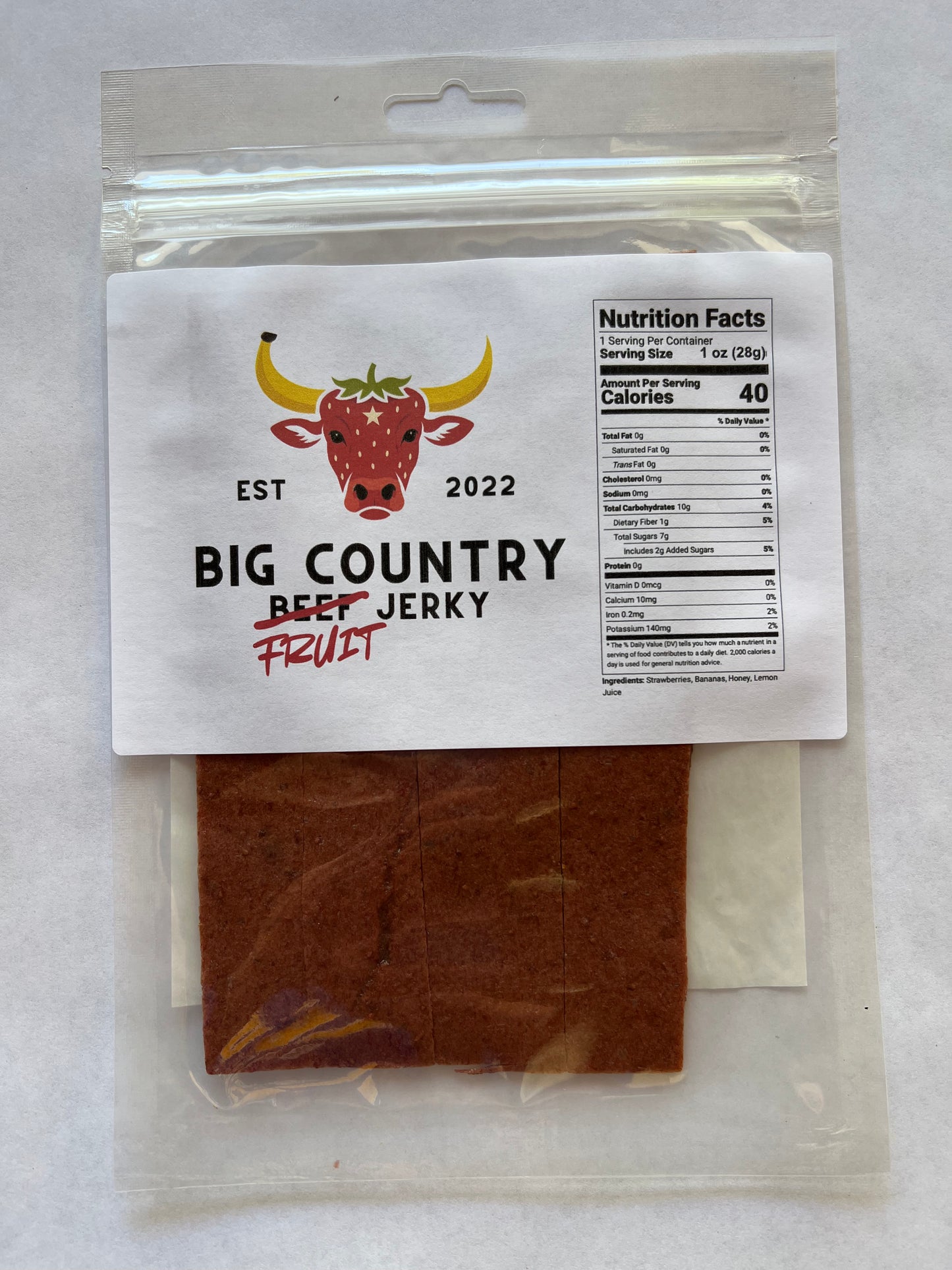 Strawberry Banana Fruit Jerky