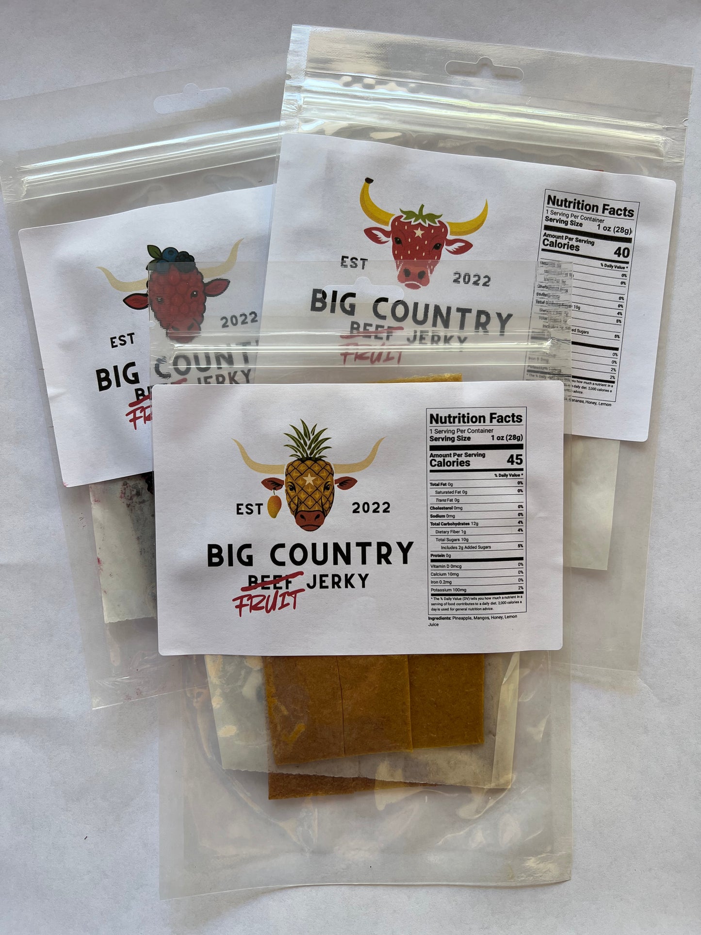 Fruit Jerky 3 Pack