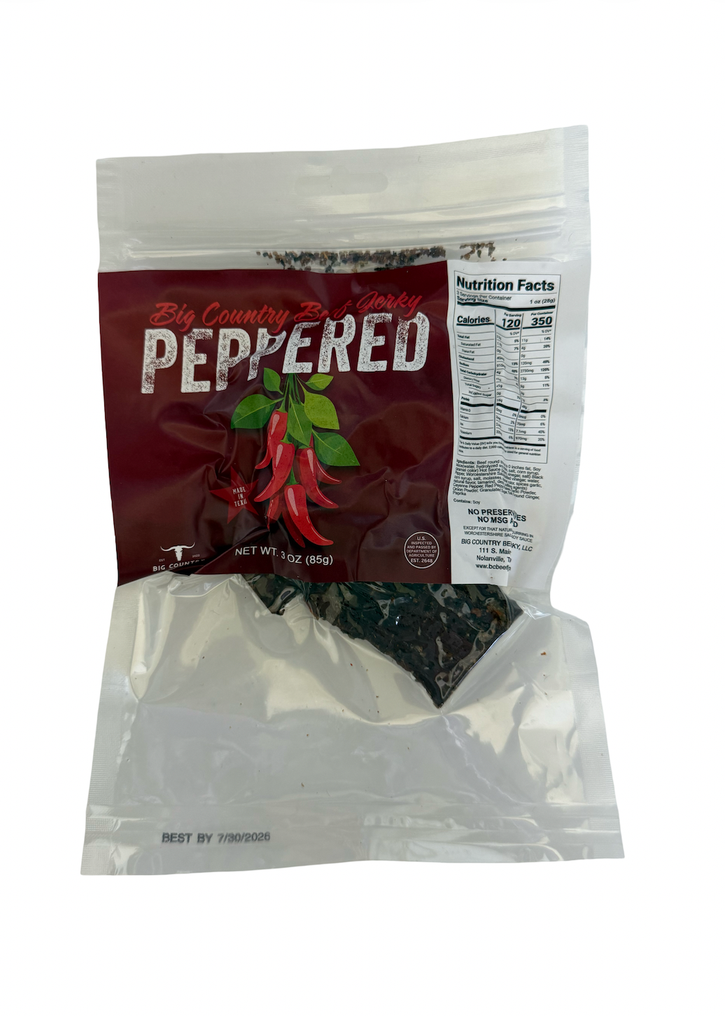 Peppered