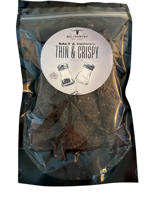 Salt and Pepper Thin and Crispy